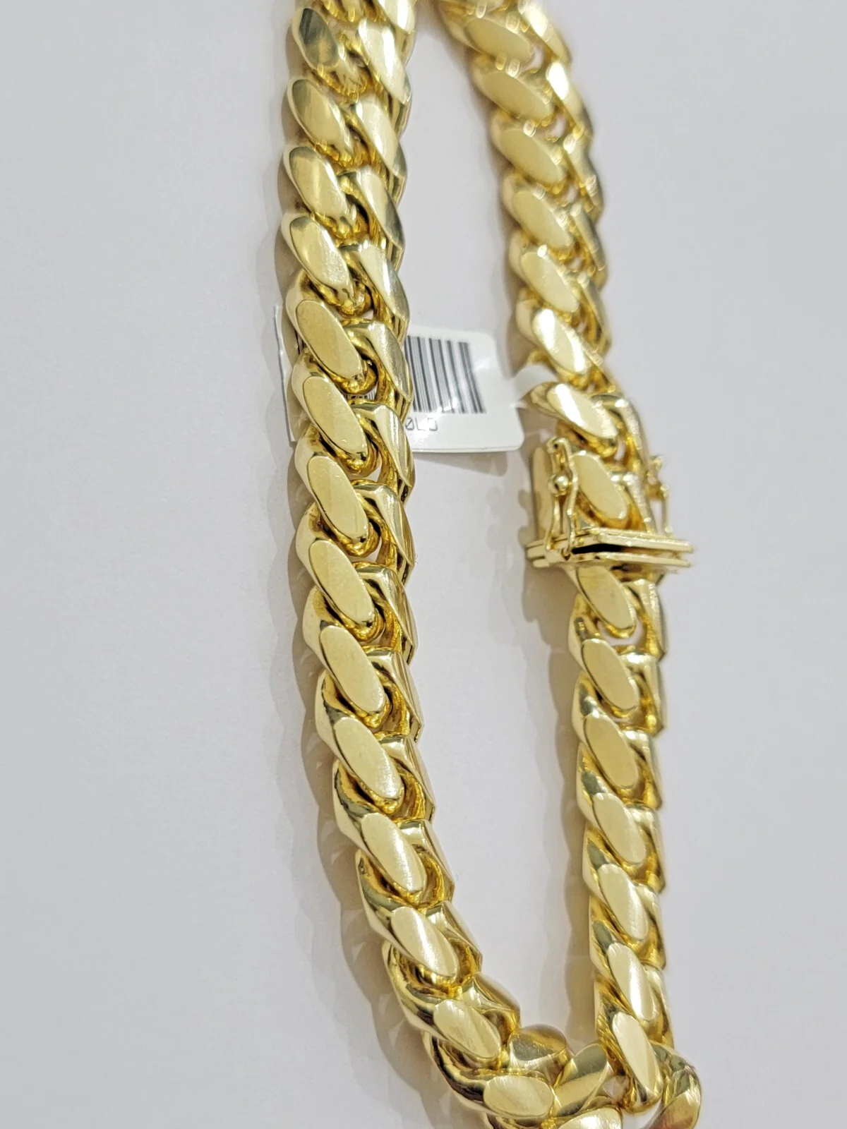 14k Yellow Gold Bracelet 8 Inch Solid 9mm Miami cuban Link Mens Real 14kt Heavy - Image 8