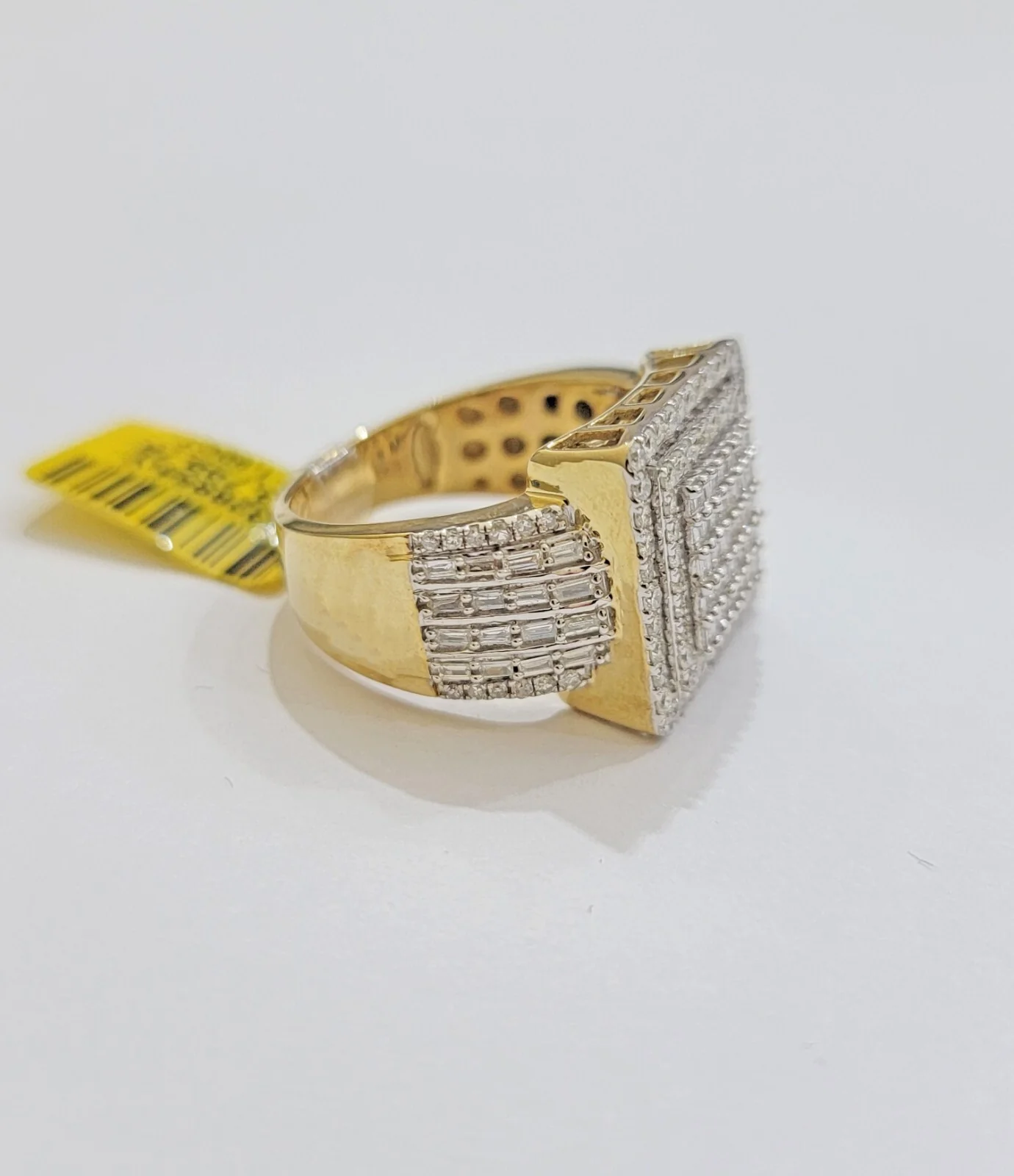 Real 10k Yellow Gold Diamond Mens Ring Size 10 1.60 CT Natural Diamonds ON SALE Sizes: 6 7 8 9 10 11 & 12 - Image 3