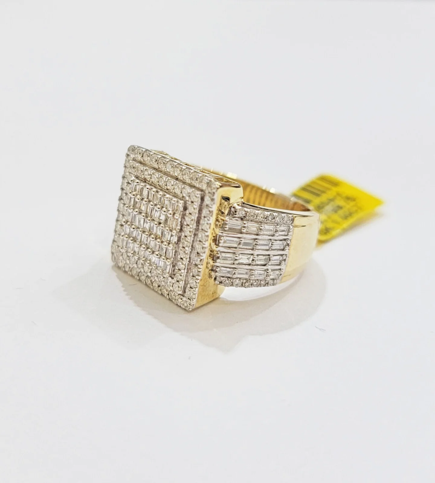 Real 10k Yellow Gold Diamond Mens Ring Size 10 1.60 CT Natural Diamonds ON SALE Sizes: 6 7 8 9 10 11 & 12 - Image 4