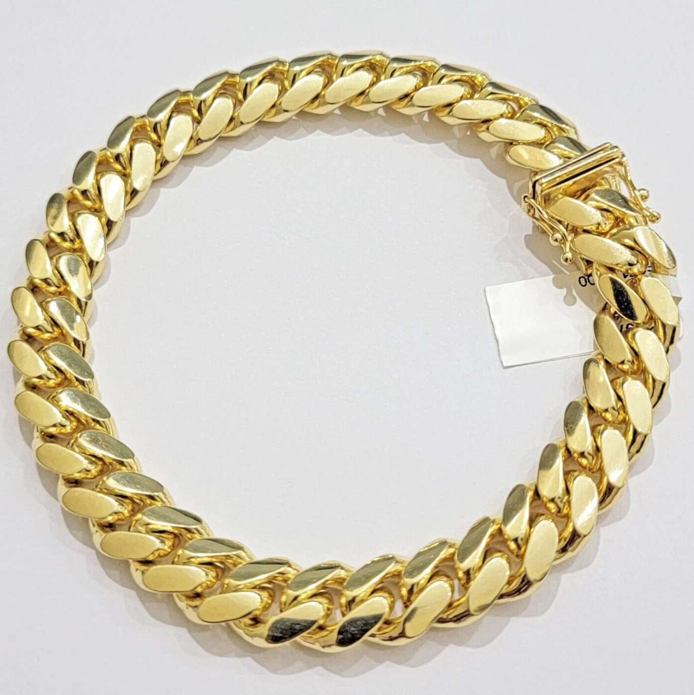 Real 14k Gold Bracelet 10mm 9 Inch Miami Cuban Link Men REAL 14kt Solid & STRONG - Image 3