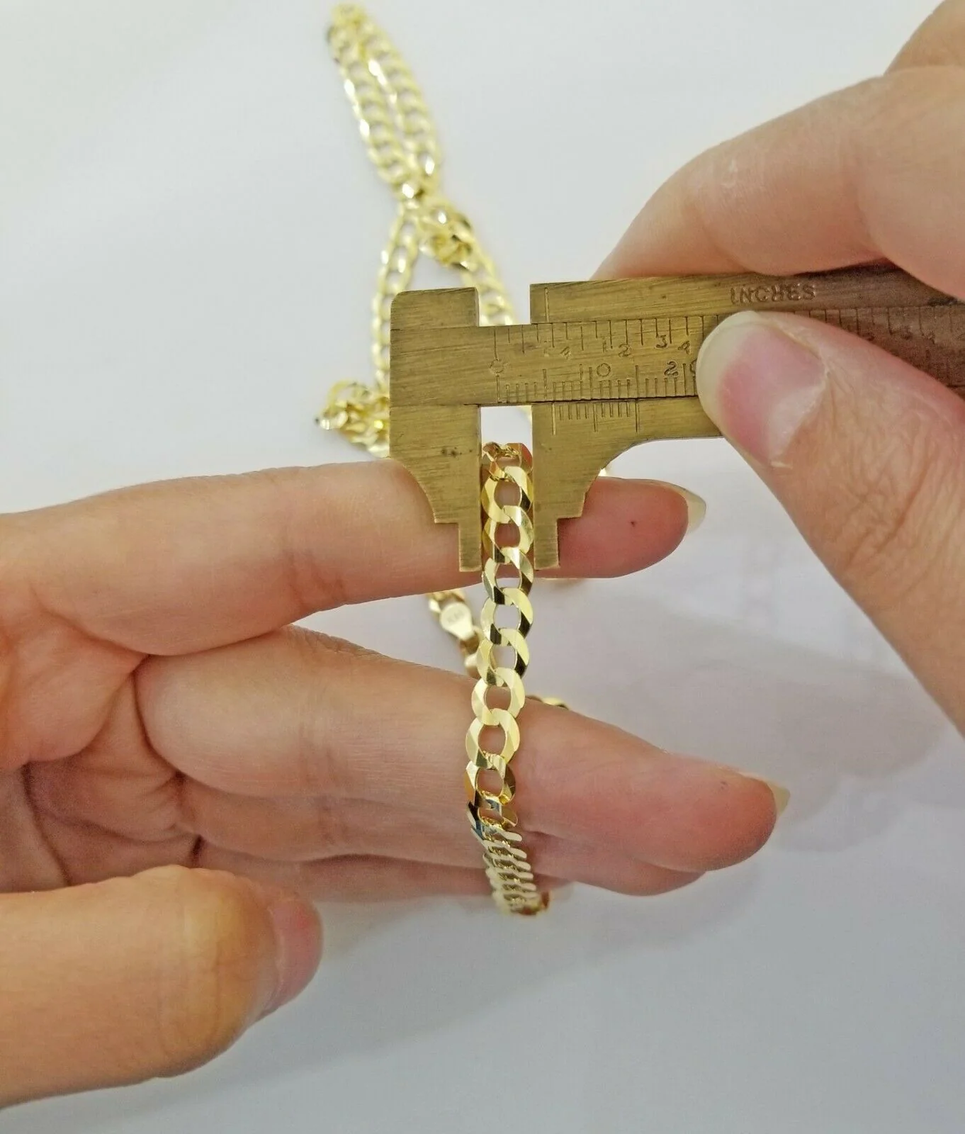 Real 14k Gold Chain Solid Cuban Curb Link Bracelet Necklace 3mm-10mm 7"-30" 14kt - Image 20