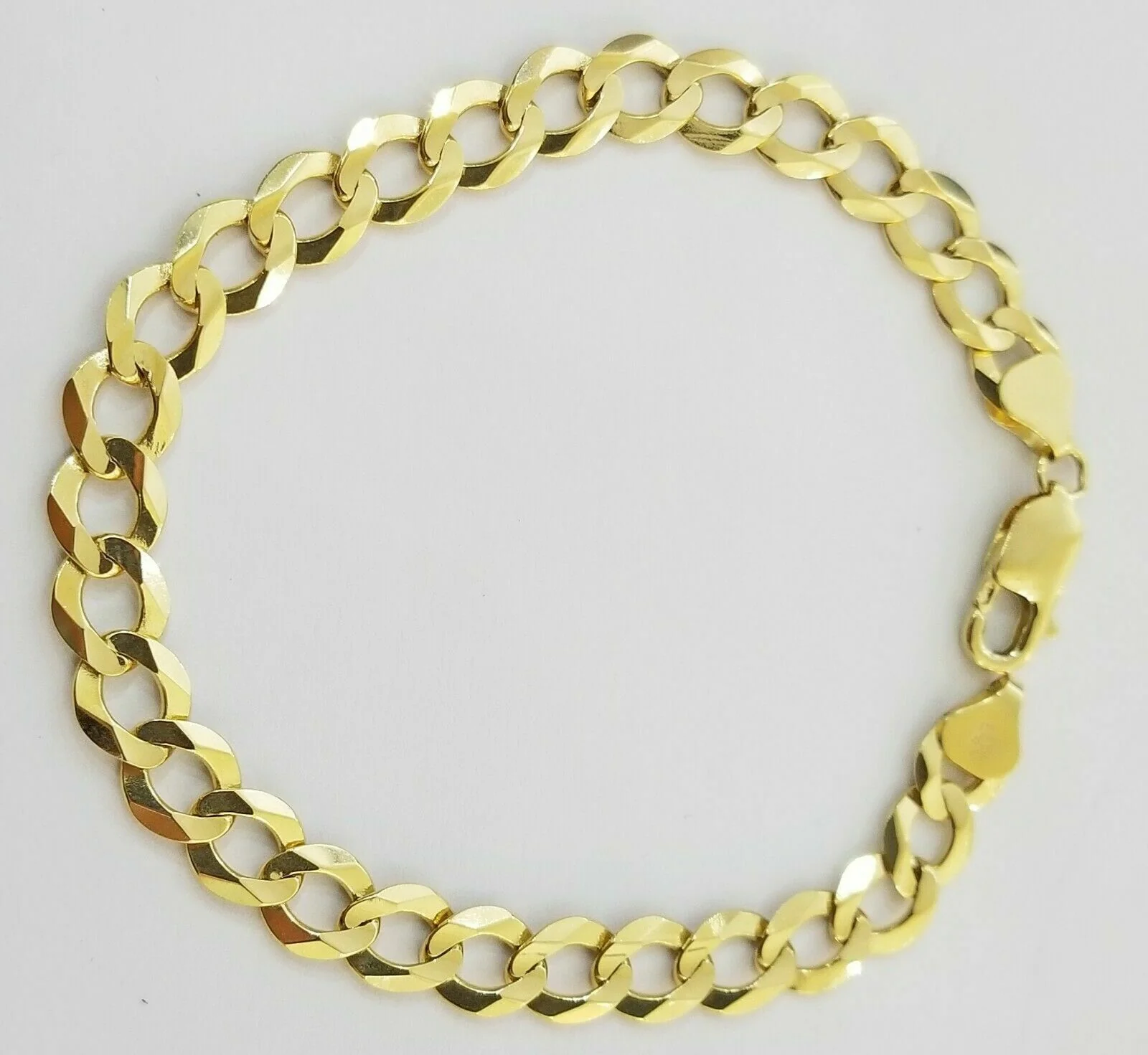 Real 14k Gold Chain Solid Cuban Curb Link Bracelet Necklace 3mm-10mm 7"-30" 14kt - Image 23